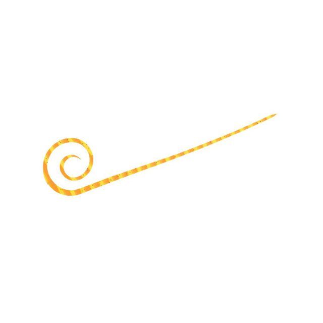 HAYABUSA フリースライド カスタムシリコンネクタイ カーリースリム SE164 エビオレンジゼブラ SE164-10