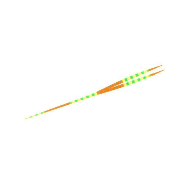 【特価品】HAYABUSA フリースライド カスタムネクタイ ツインストレートショート SE183 トリプルチャートゼブラ SE183-8