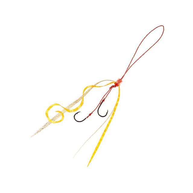 HAYABUSA フリースライド ネクタイフックセット ストレート＆カーリー SE166 オレンジシュリンプ SE166-6-4