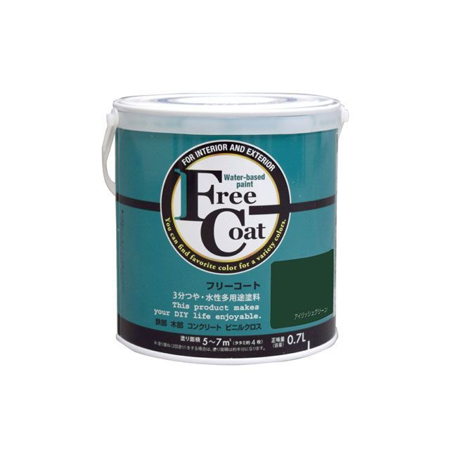 アトムハウスペイント フリーコート0.7Lアイリッシュグリーン
