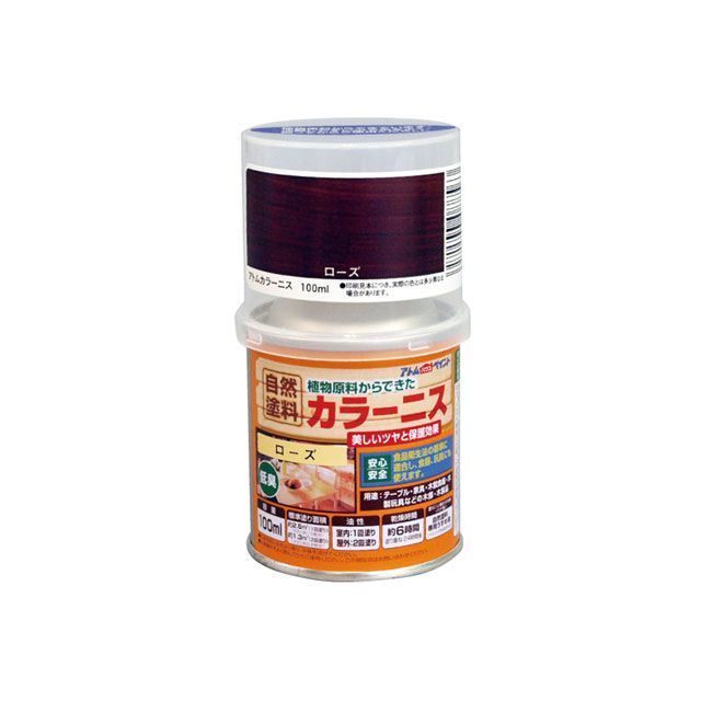 ATOM HOUSE PAINT アトムカラーニス100MLローズ アトムハウスペイント D.I.Y. 日用品