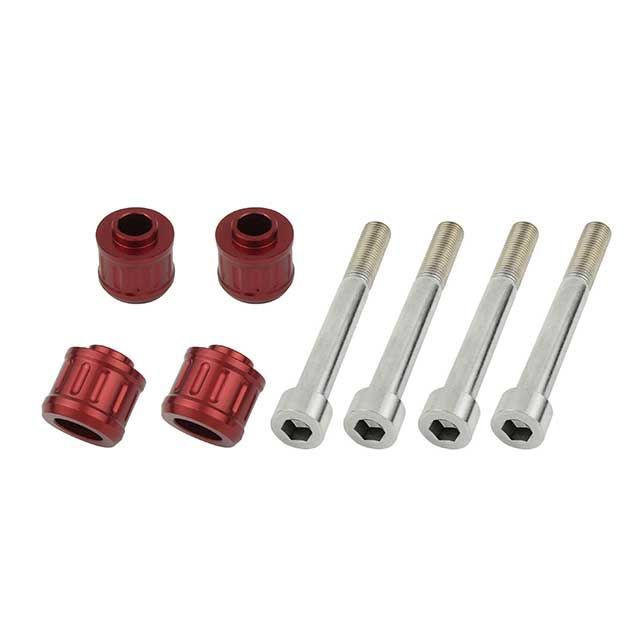 ポッシュフェイス キャリパーアダプターT20ブレンボキャリパー&320mmディスクローター用（レッド） Z900RS Z900RSカフェ ・132157-02