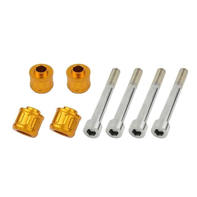 ポッシュフェイス キャリパーアダプターT20ブレンボキャリパー&320mmディスクローター用（ゴールド） Z900RS Z900RSカフェ ・132157-04