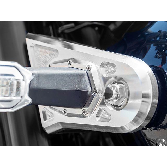 ARCHI ハニカムライトステーカバー（純正ウインカー対応） カラー：シャイニングシルバー 189-4103 アーキ ヘッドライト・バルブ バイク Z900RS