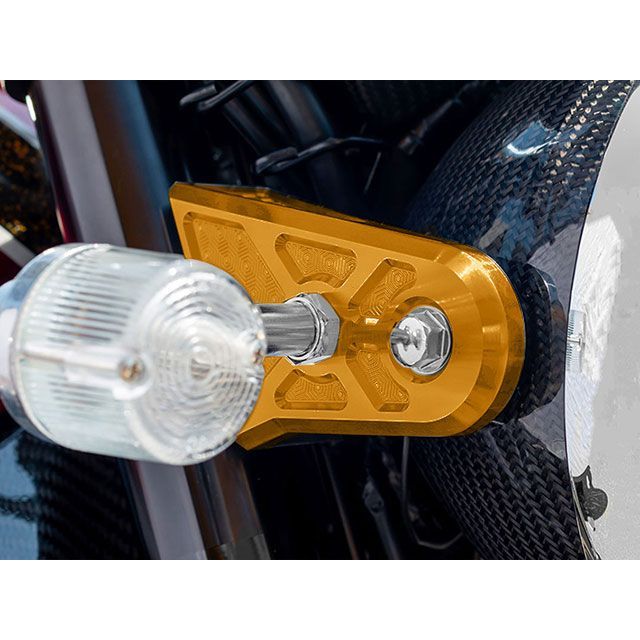 バイク ウインカー ヨーロピアン 円筒型 黒レンズ ライト ランプ 4個 セット 丸型 改造 レトロスタイル アルミ合金 クール ブラック ハーレー（ブラック）