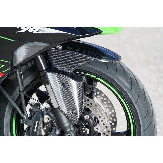 才谷屋ファクトリー フロントフェンダー ZX-4R/RR 仕様 黒ゲル EK3ZX40FF-B