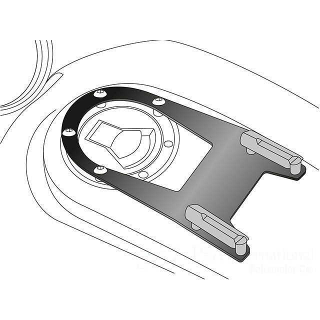 ヘプコ＆ベッカー タンクリング「BASIC/ベーシック」（タンクバック「CLICK BAG」用ホルダー）/（ブラ..
