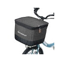 川住(自転車) KW-555CG 2段式前カゴカバー デニム(チャコールグレー) KW-555CG