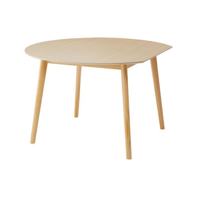 【メーカー直送】東谷 TAP-003NA 変形 ラウンドテーブル（ナチュラル） TAP-003NA(3)
