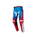 正規品／Alpinestars ユース レーサールーセント パンツ（ブルー/マーズレッド/ホワイト） サイズ：22 C0905 アルパインスターズ モトクロス用品 バイク