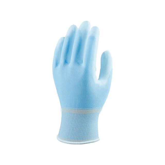 OTAFUKU GLOVE 13Gウレタン背抜き手袋10P（ブルー） サイズ：LL A-384 おたふく手袋 D.I.Y. 日用品