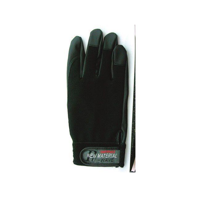 OTAFUKU GLOVE PU-WAVE（ブラック） サイズ：L K-18 おたふく手袋 D.I.Y. 日用品