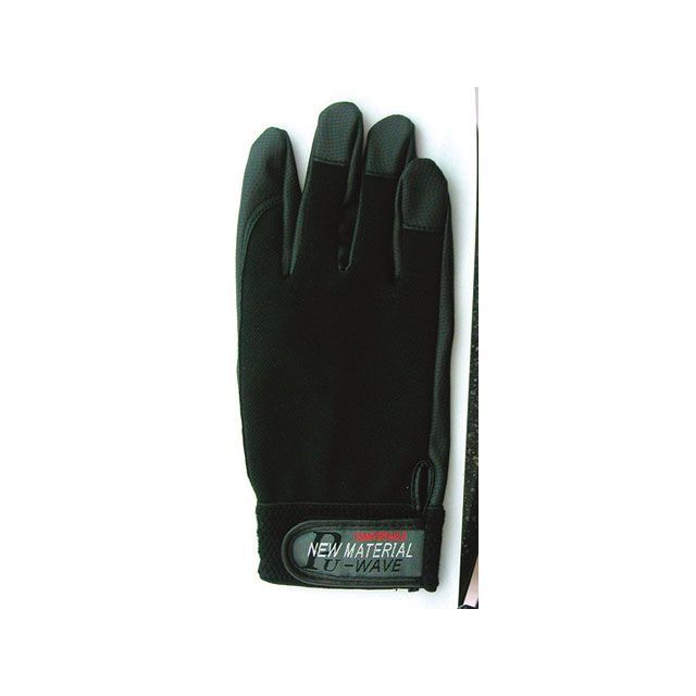 OTAFUKU GLOVE PU-WAVE（ブラック） サイズ：LL K-18 おたふく手袋 D.I.Y. 日用品