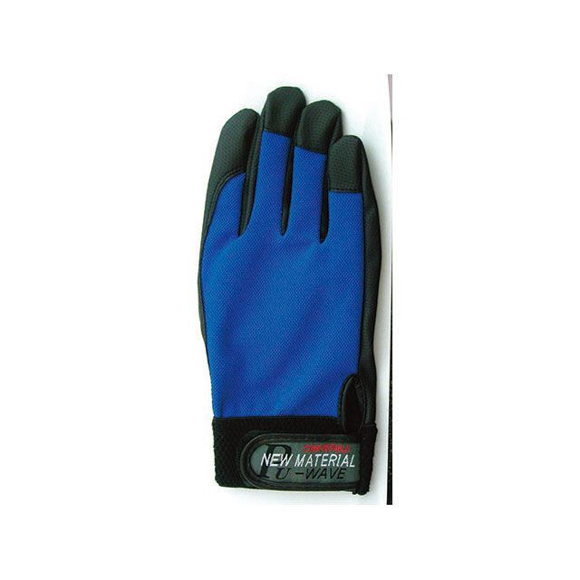 OTAFUKU GLOVE PU-WAVE（ブルー） サイズ：LL K-18 おたふく手袋 D.I.Y. 日用品