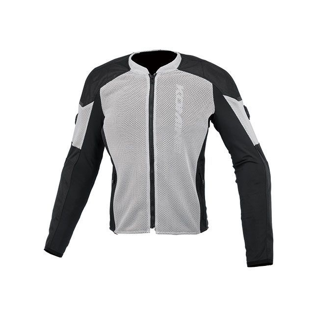 コミネ 2024春夏モデル JK-173 ヘビーメッシュスクランブラージャケット（ライトグレー） サイズ WL ・07-173(2)