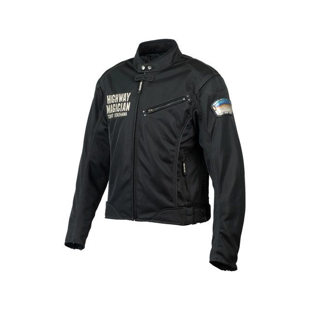 イエローコーン 2024春夏モデル YB-4101 メッシュジャケット（ブラック） サイズ M YB-4101(2)