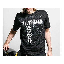 正規品／YeLLOW CORN 2024春夏モデル YELLOW CORN SEED ST-013 Tシャツ（ブラック） サイズ：M ST-013 イエローコーン レディースアパレル バイク