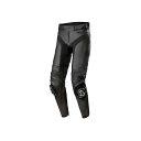 正規品／Alpinestars MISSILE v3 LEATHER PANTS SHORT（1100 BLACK BLACK） サイズ：52 3120622 アルパインスターズ パンツ バイク