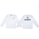 デグナー 2024春夏モデル 23TS-3 デグナードライ長袖Tシャツ(ホワイト/ブラック) サイズ S 23TS-3