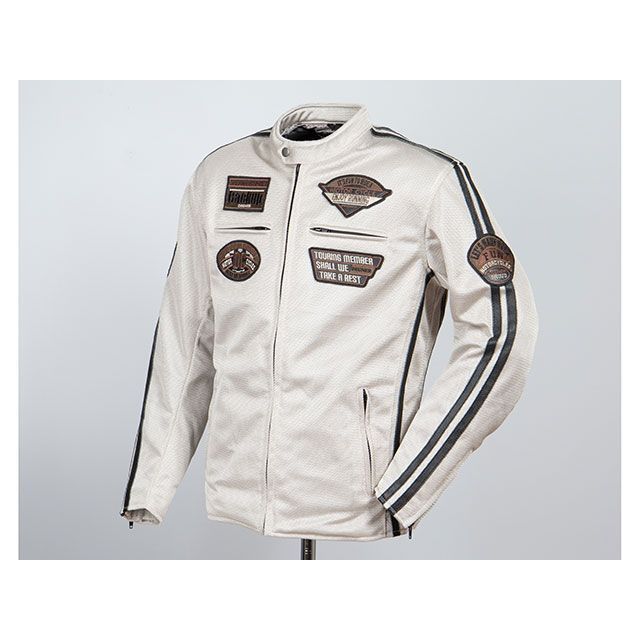 デグナー 2024春夏モデル 24SJ-1 メッシュジャケット（ベージュ） サイズ LW 24SJ-1