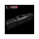 正規品／LANBO セカンドキャビネット Type LUXE 200ハイエース ワイド（ブラック×シルバーステッチ） LUXE-SC-H200W-SI LANBO 内装パーツ・用品 車 自動車