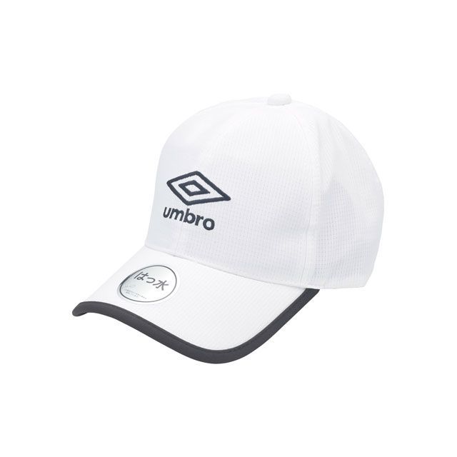 umbro UUAXJC04 撥水メッシュキャップ ホワイト サイズ：F UUAXJC04 アンブロ アウトドア用ウェア キャンプ