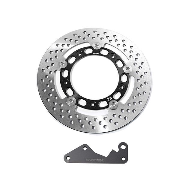 【正規品】コーケン フロントブレーキ245mmディスクキット ホンダ C125（ブラック） スーパーカブ125 EVT-3113-BK