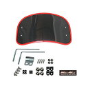 マッドマックス マッドマックス製 汎用 風防ミドルサイズ(スモーク/レッド) 汎用 MM19-0425-RD(2)