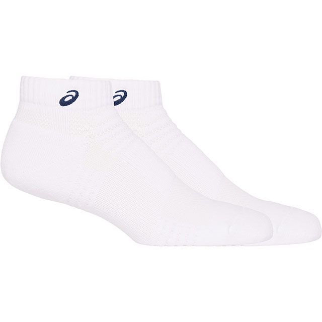 アシックス 3033B869 SOCKS10（BRILLIANT WHITE/NAVY） サイズ M 3033B869