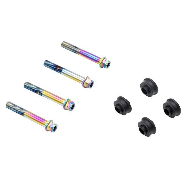 プロトブレンボ オフセットカラーマウントボルトセット 適合キャリパーA フランジ六角（チタン色） TRACER 9 GT CBY-05AFT