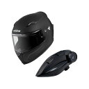 コミネ KK-902モーターサイクルインターカム+HK-170フルフェイスヘルメット(マットブラック) サイズ L ・00-170