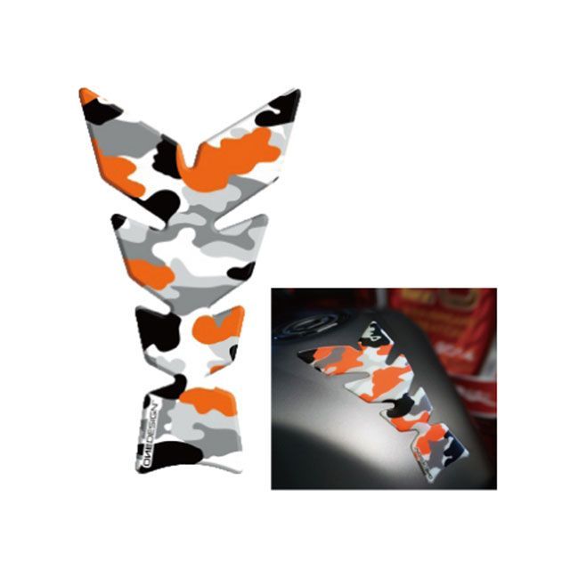 【正規品】プリント PI0016-107P タンクパッド MOON（オレンジカモ） 汎用 PI0016-107P