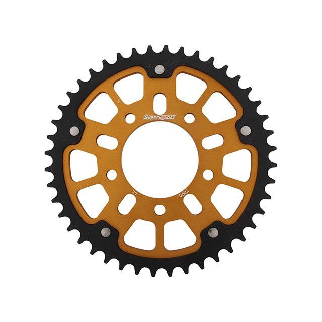 スーパースプロックス リア スプロケット（ステルス）7090-44T（ゴールド） 社外ホイール対応：MARCHESINI（TYPE-A）、OZ、BST、ROTOBOX、ENKEI RST-7090:44-GLD