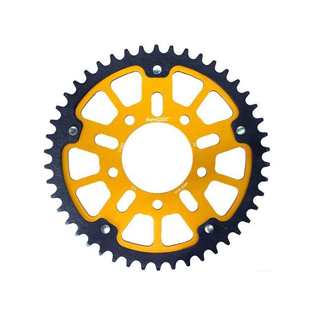 スーパースプロックス リア スプロケット（ステルス）7090-46T（ゴールド） 社外ホイール対応：MARCHESINI（TYPE-A）、OZ、BST、ROTOBOX、ENKEI RST-7090:46-GLD