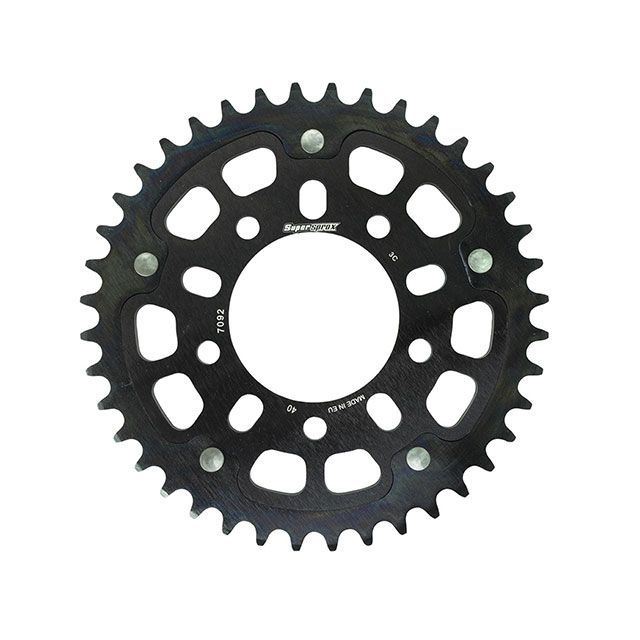 スーパースプロックス リア スプロケット（ステルス）7092-40T（ブラック） 社外ホイール対応：MARCHES..