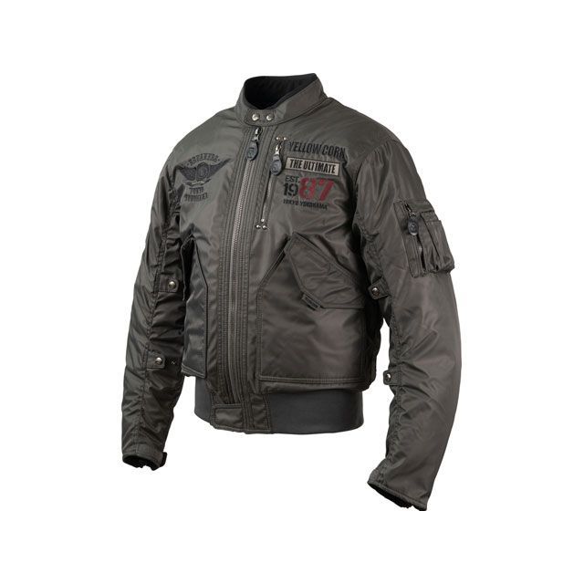 イエローコーン 2024-2025秋冬モデル YB-4302 ジャケット（ガンメタ） サイズ 3LW YB-4302(2)