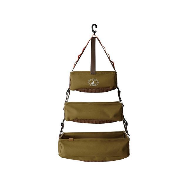 キャプテンスタッグ ビヨンドストレージ メッシュボックス3ピース（オリーブ） UP-1075