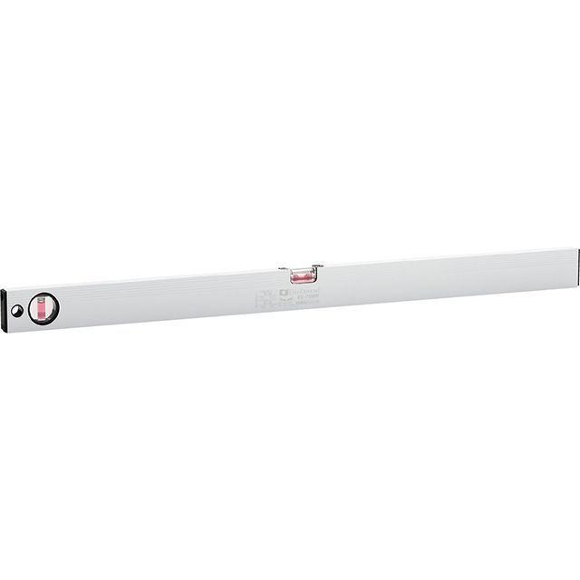 ●メーカー名：エビス / EBISU●商品名：ベーシックレベル（ホワイト/レッド）●メーカー品番：ED-75WR●JANコード：4950515110724商品の保証は、メーカー保証書の内容に準じます。●カラー本体：ホワイト気泡管：レッド●仕様サイズ（約）：750mm製品質量（約）：431アルミ合金押出材硬化処理アルマイト・クリアー塗装仕上げ6本線レンズ付きアクリル水平気泡管6本線アクリル垂直気泡管感度/精度：（感度）0.35mm/m=0.0201°（精度）±1.00mm/m=±0.0573°以内●備考拡大レンズ付きで見やすい。6本線気泡管。勾配の1/100（1分勾配）と2/100（2分勾配）が測定できます。フラット型サイドキャップは、プラスチック製。建材等を傷つけません。拡大レンズが付き、大変見やすいです。精度の調整機構付きで大変便利です。測定基準面がV溝付きでパイプ等の測定ができます。蓄光付きで、明るい所で光を蓄積して、暗い所で数分間発光します。垂直が付いて、柱や壁面の鉛直出しが行えます。●写真注意※画像はイメージです。