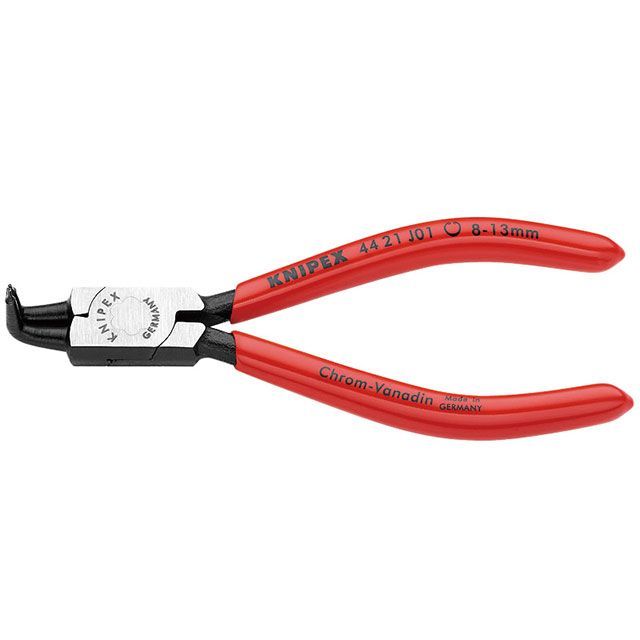 クニペックス 44 21 J01 90°先曲がり 穴用スナップリングプライヤー 8-13φ ・44 21 J01(4)