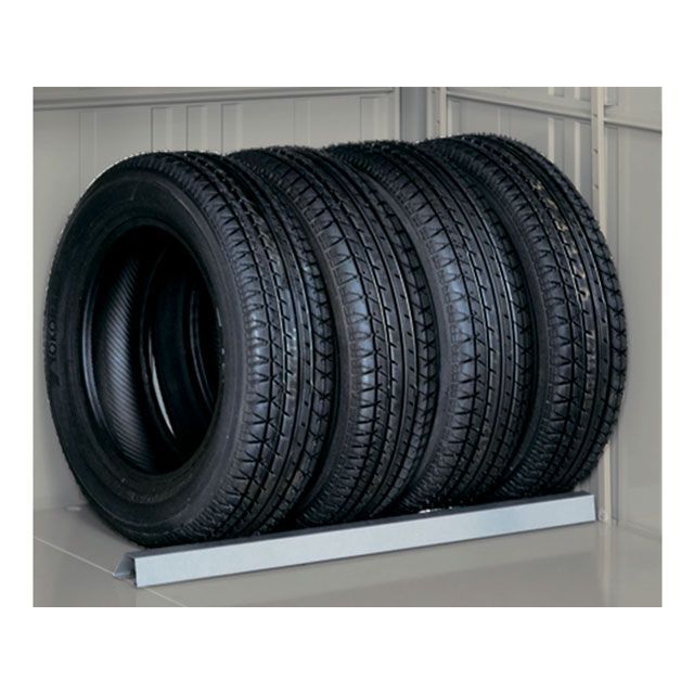 【メーカー直送】タクボ物置 タイヤストッパー セット納入 TY-TS7