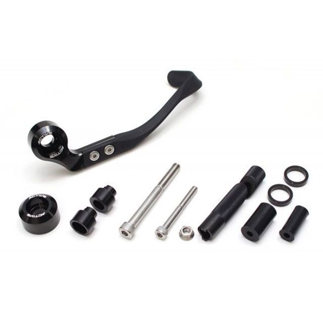 アクティブ ブレーキレバーガード＆バーエンド フルセット（ブラック） 汎用 30801015