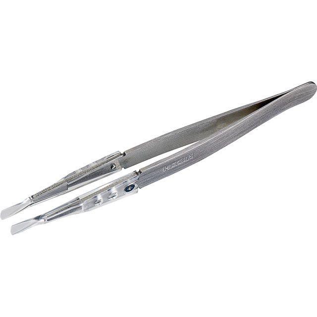 ●メーカー名：ホーザン / HOZAN●商品名：P-645-A ヘラ型 透明チップピンセット●メーカー品番：P-645-A●JANコード：4962772066324商品の保証は、メーカー保証書の内容に準じます。●仕様チップカラー：透明全長（mm）：125幅（mm）：6.0重量（g）：17チップ材質：ポリカーボネート本体材質：ステンレス（SUS420J2）●備考ステンレスピンセットのような使用感を実現先端が透明素材のため、掴んだ対象物の状態が透けて確認できますピンセット全体が一体樹脂成型されたものとは違い本体がステンレス製のため、対象物をしっかりと掴むことができますRoHS規制の特定有害物質を含まない製品です。●写真注意※画像はイメージです