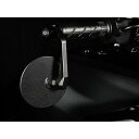 ギルズツーリング バーエンドミラー「MOON」 1pc. (マットブラック) M12のボルト受けのあるハンドルバーに適合 M0405BD