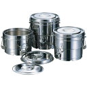 赤川器物製作所 14010C 18-8 目盛付二重食缶(クリップ付仕様)10L 14010C