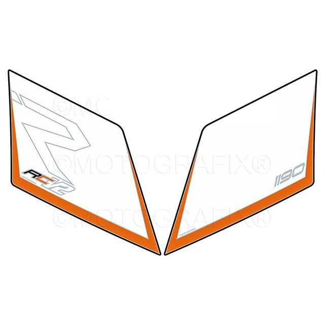 モトグラフィックス ボディパッド フロントパッド RC8 MT-NKTM02W2