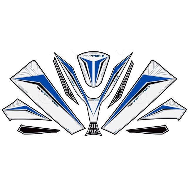 モトグラフィックス ボディパッド フロントパッド 1050TIGER SPORT MT-NT013WB