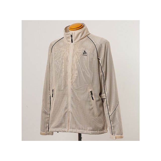 アーバニズム 2025春夏モデル UNJ140 COOLメッシュカラーブルゾン（チョークホワイト） サイズ S UNJ140