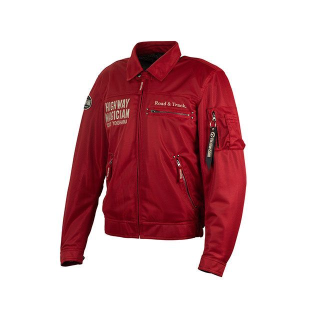 イエローコーン 2025春夏モデル YB-5100 ジャケット（レッド） サイズ 3LDW YB-5100