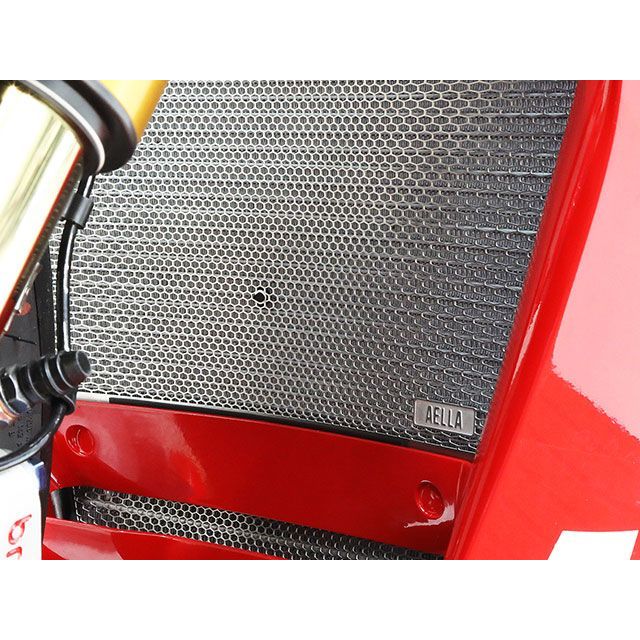 アエラ ラジエター＆オイルクーラーガード PanigaleV4 7G 2025-（ブラック） パニ...