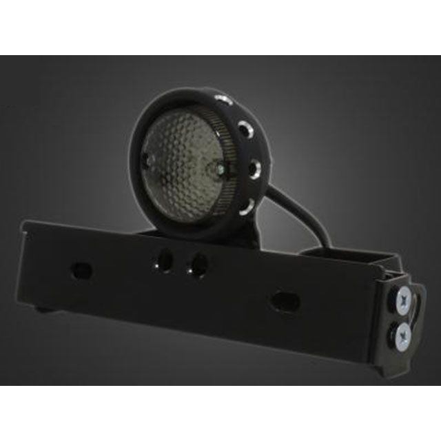 ガレージT&F シーシーバー用ナンバーブラケットKIT＆ドリルドアイテールランプ スモークレンズ（ブラッ..